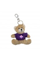 PORTACHIAVI ORSETTO PELUCHE FORZA VIOLA